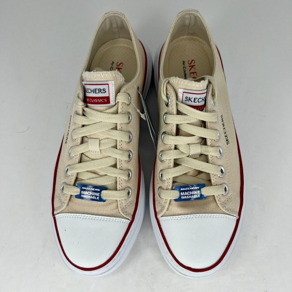 Skechers Womens 185073 Ivory Court Classics Cordova Low Top Size 7 Sneakers - Picture 5 of 10